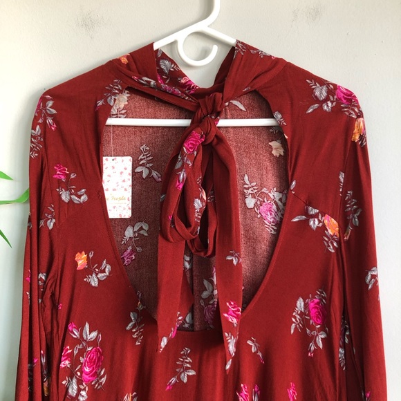 SOLD Free People Tate Floral Tunic NWT in Vintage Combo - Picture 10 of 15